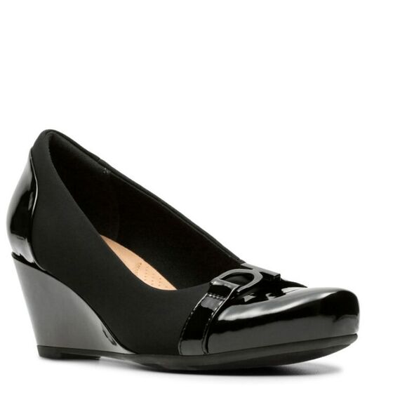 BANDOLINO FLEXIBE ROUND TOE SLIP-ON WOMEN"S WEDGE - Picture 1 of 15